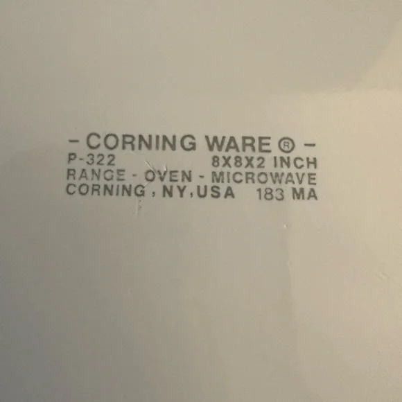 EUC Vintage Corning Ware Square Baking Dish - Picture 6 of 6